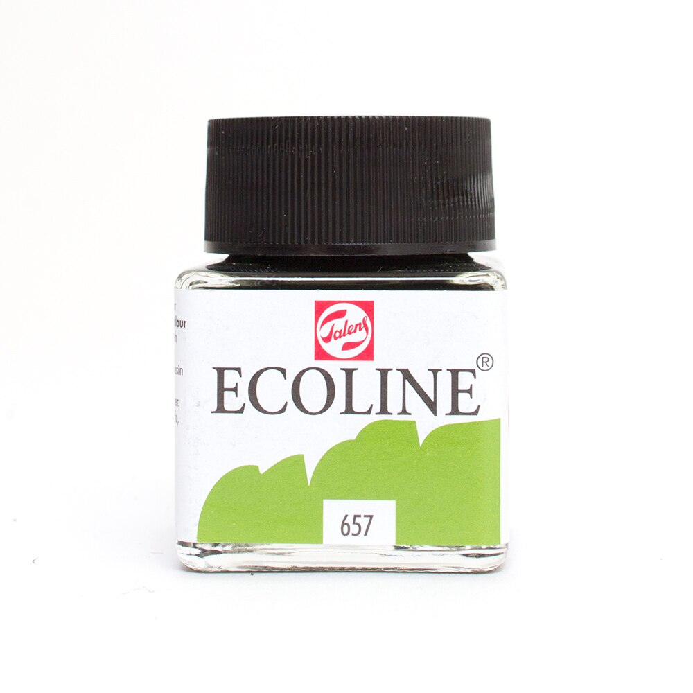 Ecoline, Liquid, Watercolor, 30ml, Jar, Bronze Green